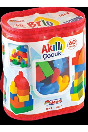 Oyuncak Akıllı Çocuk Blok Seti Çantalı Lego (60 Parça) 01022