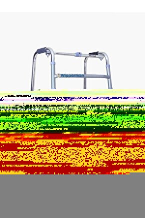 KAYMAYI ÖNLEYİCİ SİLİKON LASTİKLERİ OLAN İKİ TEKERLEKLİ WALKER YÜRÜTEÇ