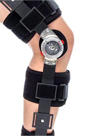 ORLEX Açı Ayarlı Breys (Butonlu) Adjustable Knee Brace (With Button) (Kısa 47 cm)