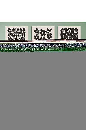 Matisse - Boho - Art Deco - Soyut - Doğa ( 3 lü Çerçevesiz ) Poster - Afiş - Tablo KR2C00735