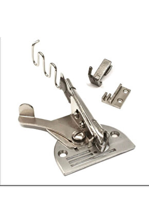 SANAYİ TİPİ DÜZ VE ÇİFT PAPUÇ DİKİŞ MAKİNESİ İÇİN İKİYE KATLAMA APARATI 24X12mm