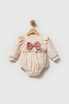 Kız Bebek Romper Kız Çocuk Romper Doğum Günü Parti Düğün Elbise Fiyonk Uzun Kol Romper