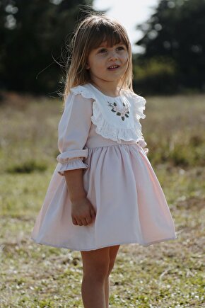 Kız Bebek Kız Çocuk Doğum Günü Parti Düğün Elbise Astarlı Saten Çocuk Giyim bebek giyim