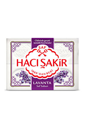 (3 ADET ) Hacı Şakir Lavanta Kalıp Sabun 4 x 150 gr