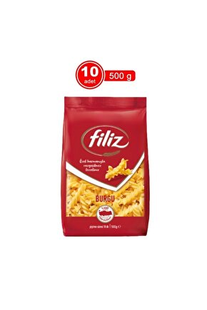 Filiz 10 Paket Burgu Makarna 500 G