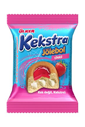 Kekstra Jölebol Kek Çilekli 40 gr