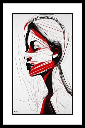 Kadersiz Kadın Digital Art ( ÇERÇEVESİZ - ÇERÇEVE YOKTUR ) ( ULTRA HD ) FOLYO AFİŞ - POSTER