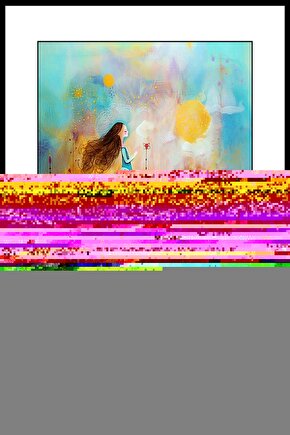 Çiçekler İçinde Digital Art ( ÇERÇEVESİZ - ÇERÇEVE YOKTUR ) ( ULTRA HD ) FOLYO AFİŞ - POSTER