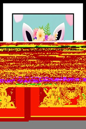 Tatlı Zebra Digital Art ( ÇERÇEVESİZ - ÇERÇEVE YOKTUR ) ( ULTRA HD ) FOLYO AFİŞ - POSTER