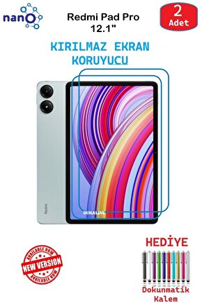 Redmi Pad Pro 12.1 İçin Nano Ekran Koruyucu 9h Esnek 2 ADET