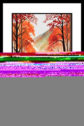 Yanlız Geyik Digital Art ( ÇERÇEVESİZ - ÇERÇEVE YOKTUR ) ( ULTRA HD ) FOLYO AFİŞ - POSTER