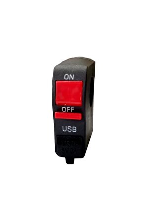 Motosiklet Sis Far Düğmesi Usb Çıkışlı