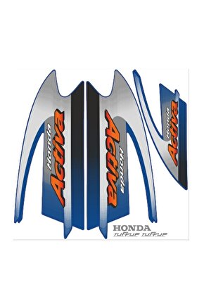 Honda Activa Uyumlu Sticker Seti (2000-2010 Uyumludur)