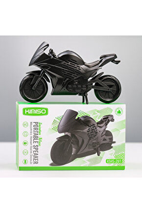 KMS-281 ŞARJLI BLUETOOTH HOPARLÖR 5W MİNİ RADYO SD KART USB GİRİŞLİ SES BOMBASI TWS ÖZELLİKLİ MOTOR