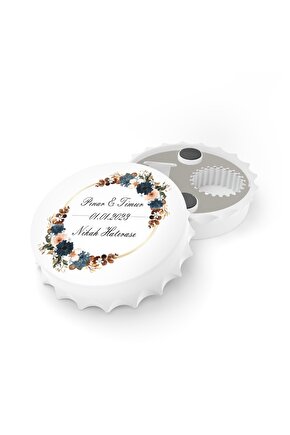 50 Adet Kapak Açacak Magnet Buzdolabı Süsü, Söz, Nişan, Kına, Nikah, Düğün Hatırası Promosyon 13