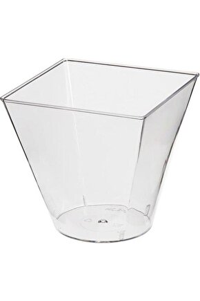 Plastik Mini Kap 240 Cc Şeffaf - 24lü