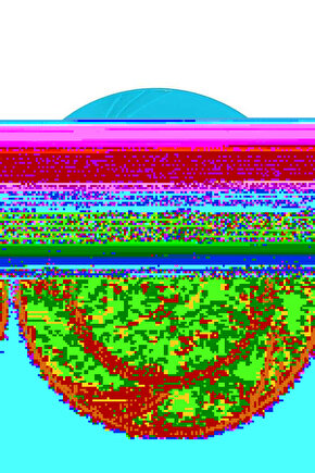 Plastik Tabak Sert Lüks 22cm (6 Adet) Mavi