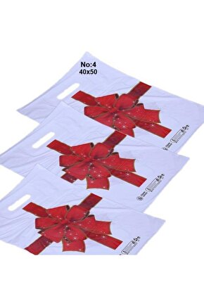 Renkli Takviyeli Poşet No:4 40x50 50li