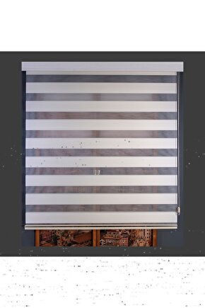 Micro Plise Krem Zebra Perde