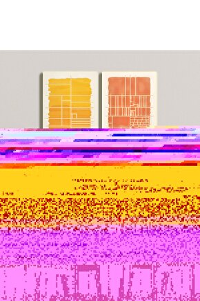 Matisse - Sanat - Soyut - Doğa - Ev - Yaşam ( 2 Li Çerçevesiz ) Poster - Afiş - Tablo NNHT558