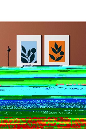 Matisse - Sanat - Soyut - Doğa - Ev - Yaşam ( 2 Li Çerçevesiz ) Poster - Afiş - Tablo NNHT842