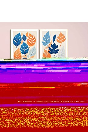 Matisse - Sanat - Soyut - Doğa - Ev - Yaşam ( 2 Li Çerçevesiz ) Poster - Afiş - Tablo NNHT710