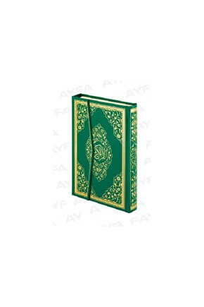 Kuran I Kerim Arapça Cami Boy (25*35 Ebat) Yeşil Renk...