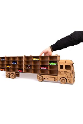 Tır Araç Rafı  Doğal Ahşap Boyanabilir