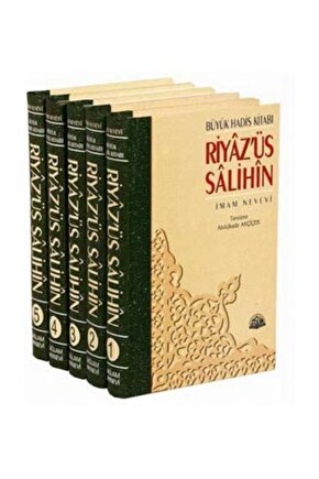Riyazüs Salihin Büyük Hadis Kitabı - 5 Cilt, Takım-2051