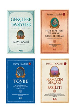 Imam-ı Gazali Seti Gençlere Tavsiyeler-nefs Terbiyesi - Tövbe - Namazın Sırları Ve Fazileti 4lü Set