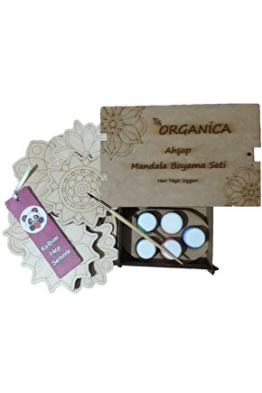 Hediyeli Beceri Geliştiren Mandala Boyama Sandığı Seti