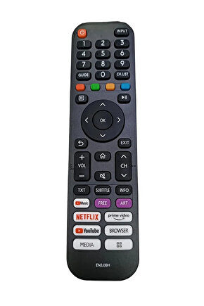 B225000UHD - B225580UHDSW VİDAA Serisi Uyumlu 4K Led Smart Android Tv Uzaktan Kumandası