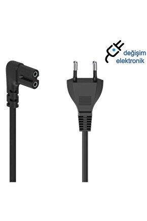 Philips Led Tv Elektrik Kablosu 220 Volt Elektrik Power Kablosu Çift Oluklu