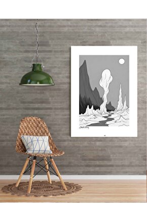 Matisse - Sanat - Soyut - Doğa - Yaşam ( Tekli Çerçevesiz ) Poster - Afiş - Tablo MKKM2627