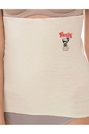 Yün Süper Ince Bel Korse Unisex Ekru