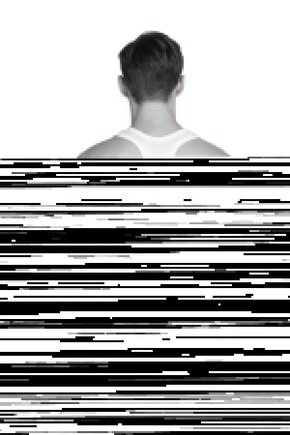 Erkek Beyaz Ribanalı Likralı Sporcu Rambo Atlet 9`Lu