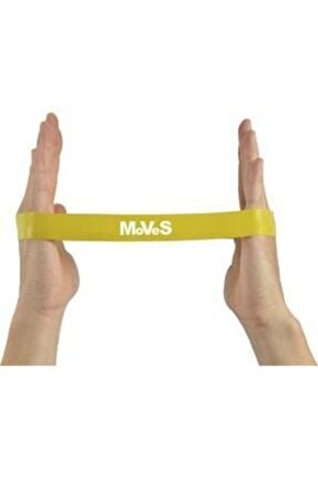 Pilates Loop Band2,5x30 Cm Sarı Seviye 1