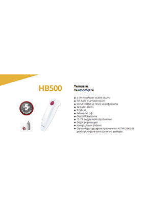 Rossmax HB500 Temassız Termometre Ateş Ölçer