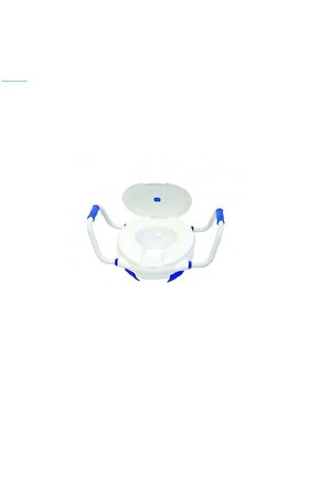 Klozet Yükseltici Kolçaklı Kapaklı Taharet Musluklu