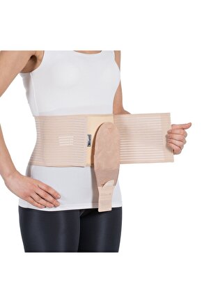 16 cm küçük boy kolostomi korse, konfor ve destek sağlar