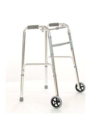İthal Alüminyum Hareketli Tekerlekli Walker Hasta Yaşlı Yürüteci