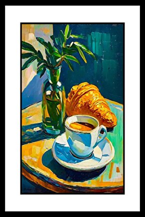 Çay Keyfi Digital Art ( ÇERÇEVESİZ - ÇERÇEVE YOKTUR ) ( ULTRA HD ) FOLYO AFİŞ - POSTER