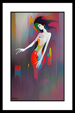 Masum Kız Digital Art ( ÇERÇEVESİZ - ÇERÇEVE YOKTUR ) ( ULTRA HD ) FOLYO AFİŞ - POSTER