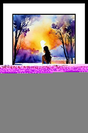 Hüzüne Yolculuk Digital Art ( ÇERÇEVESİZ - ÇERÇEVE YOKTUR ) ( ULTRA HD ) FOLYO AFİŞ - POSTER