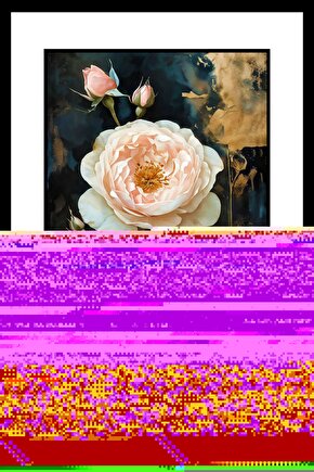 Suya Düşmüş Çiçekler Digital Art ( ÇERÇEVESİZ - ÇERÇEVE YOKTUR ) ( ULTRA HD ) FOLYO AFİŞ - POSTER