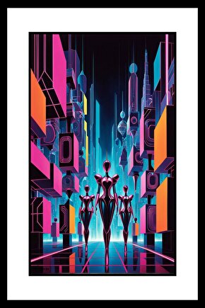 Uzayda Savaş Digital Art ( ÇERÇEVESİZ - ÇERÇEVE YOKTUR ) ( ULTRA HD ) FOLYO AFİŞ - POSTER