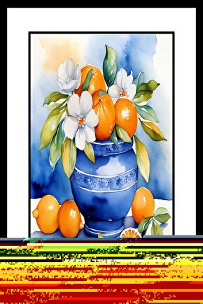 Portakal Mevsimi Digital Art ( ÇERÇEVESİZ - ÇERÇEVE YOKTUR ) ( ULTRA HD ) FOLYO AFİŞ - POSTER