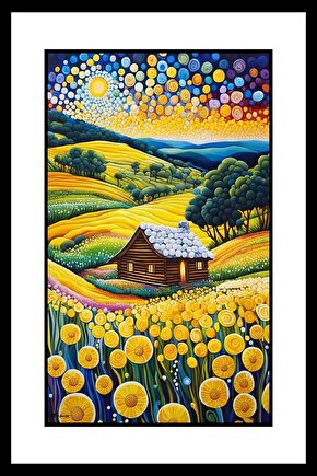 Sıcacık Manzara Digital Art ( ÇERÇEVESİZ - ÇERÇEVE YOKTUR ) ( ULTRA HD ) FOLYO AFİŞ - POSTER