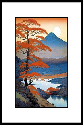 Sonbaharda Doruklara Digital Art ( ÇERÇEVESİZ - ÇERÇEVE YOKTUR ) ( ULTRA HD ) FOLYO AFİŞ - POSTER