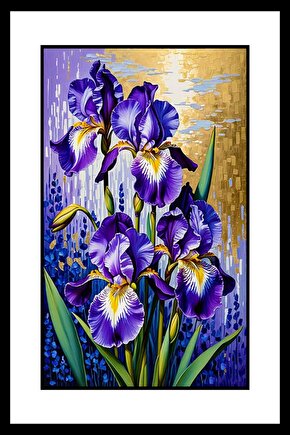 Mor Bahçem Digital Art ( ÇERÇEVESİZ - ÇERÇEVE YOKTUR ) ( ULTRA HD ) FOLYO AFİŞ - POSTER